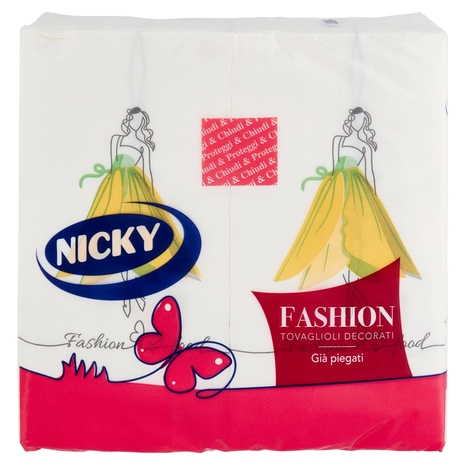 Nicky Fashion Tovaglioli Decorati 50 pz